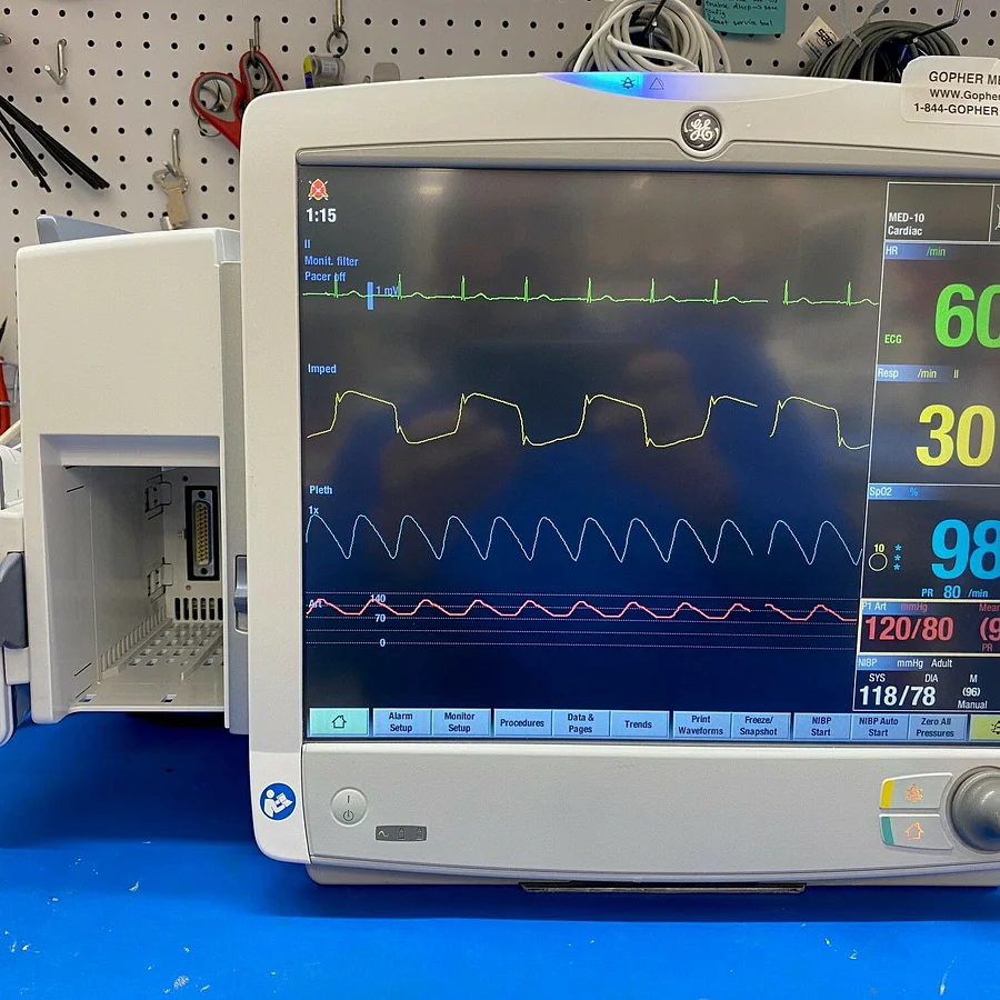 Pre-owned / Used 2014 GE HEALTHCARE B650 BEDSIDE MONITORS for Rent/Lease - photo 3