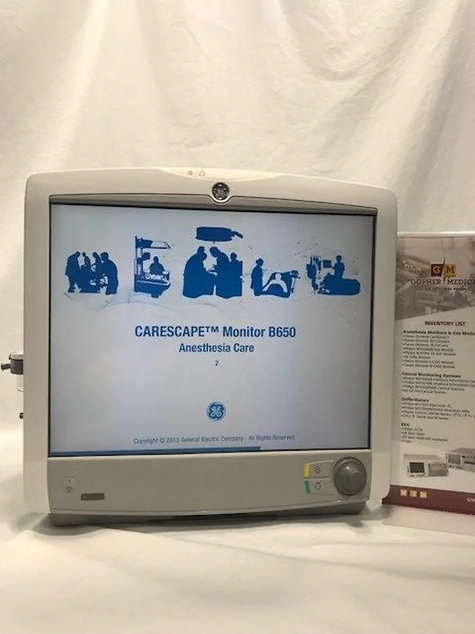 Pre-owned / Used 2010 GE HEALTHCARE B650 MULTIPARAMETER PHYSIOLOGIC MONITORS for Rent/Lease - photo 5