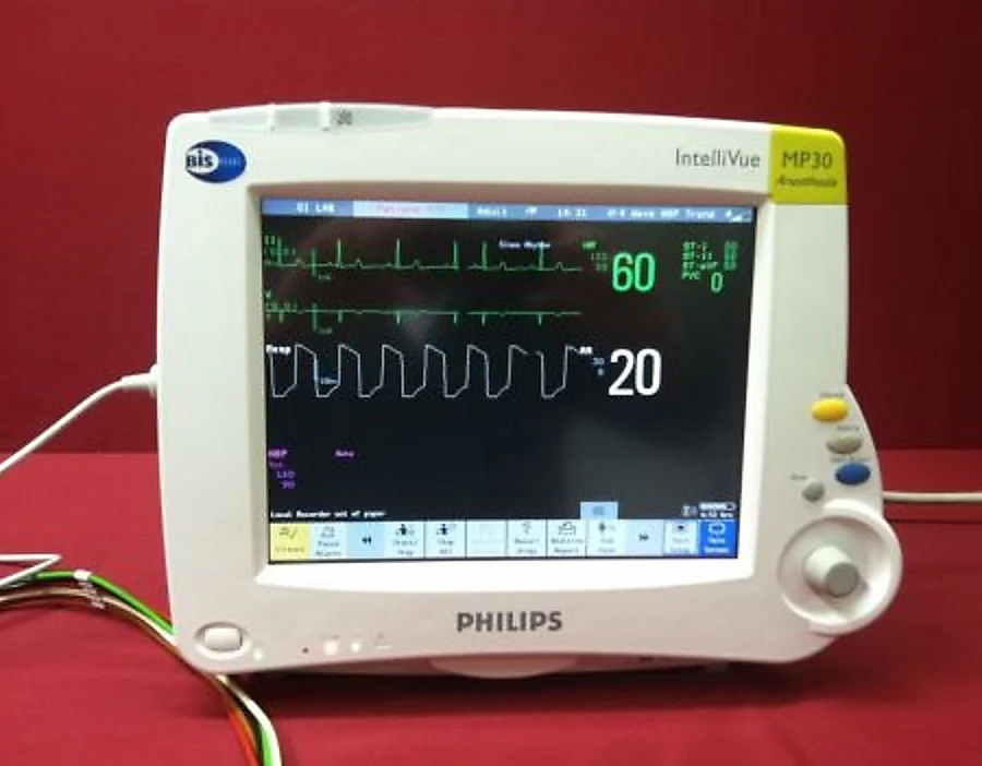 Pre-owned / Used 2000 PHILIPS ELECTRONIC MP30 MULTIPARAMETER PHYSIOLOGIC MONITORS for Rent/Lease - photo 2