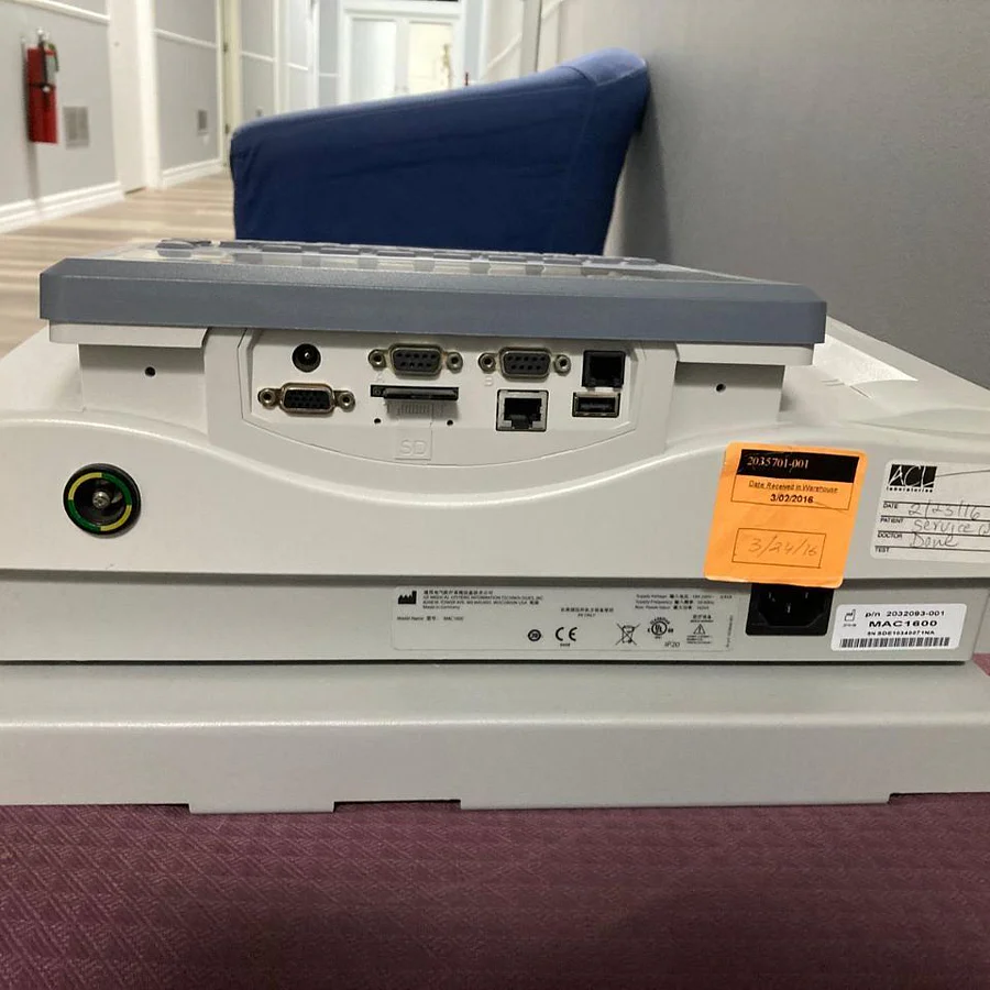 Pre-owned / Used 2012 GE HEALTHCARE Mac 1600 ECG ECG MACHINES for Sale - photo 6