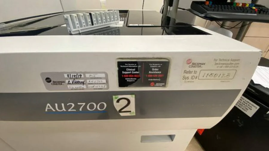 Pre-owned / Used 2014 BECKMAN COULTER AU2700 CLINICAL CHEMISTRY ANALYZERS for Sale - photo 7