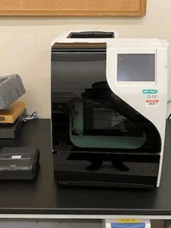 Pre-owned / Used 2007 BIO-RAD D-10 Hemoglobin Testing HEMOGLOBIN ANALYZERS for Sale - photo 2