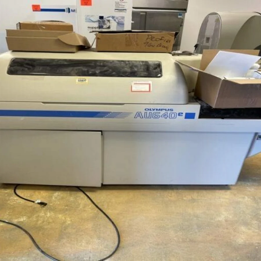 Pre-owned / Used 2002 OLYMPUS AU640E CLINICAL CHEMISTRY ANALYZERS for Sale - photo 4