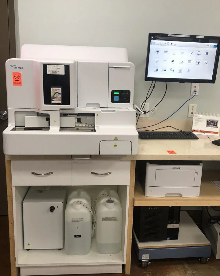 Pre-owned / Used 2001 SYSMEX CA-2500 AUTOMATED COAGULATION ANALYZER SYSTEMS for Sale - photo 2
