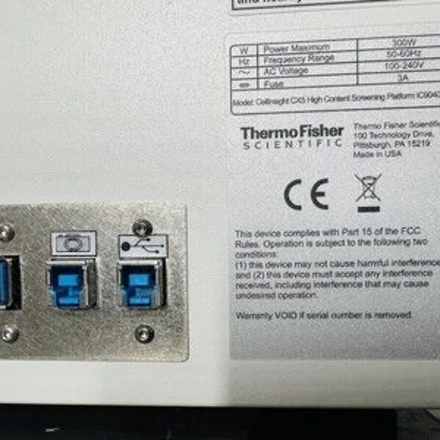 Pre-owned / Used 2013 THERMO SCIENTIFIC CellInsight CX5 High DIGITAL IMAGING SYSTEMS for Sale - photo 7