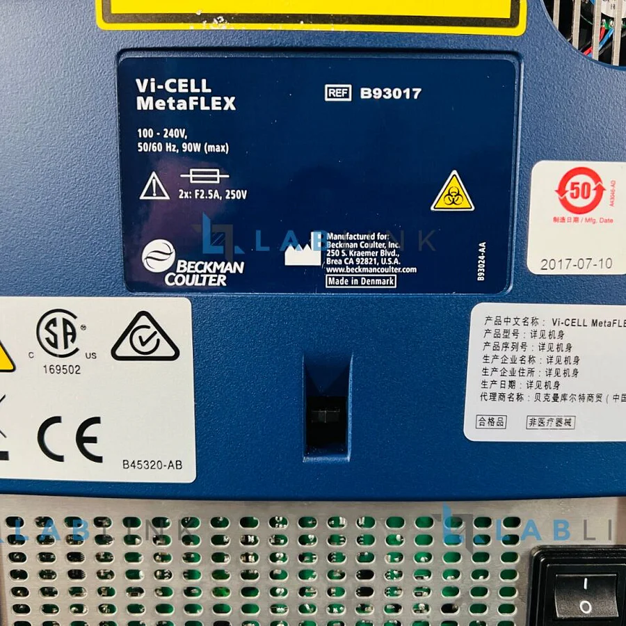 Pre-owned / Used 2016 BECKMAN COULTER Vi-CELL MetaFLEX METABOLITE ANALYZERS for Sale - photo 7
