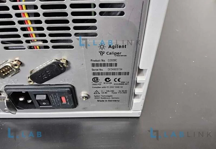 Pre-owned / Used 2017 AGILENT TECHNOLOGIES 2100 Bioanalyzer – G2938C APPARATUS/ ELECTROPHORESIS for Sale - photo 4
