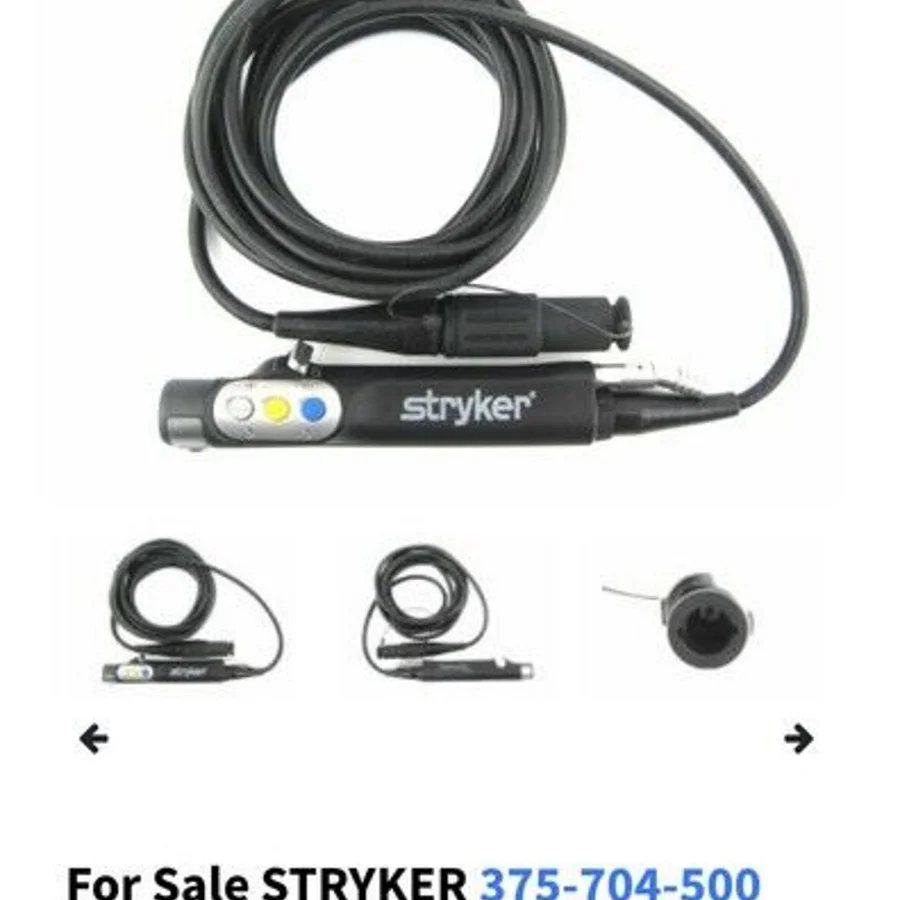 Pre-owned / Used 2010 STRYKER 375-704-500 ARTHROSCOPIC SHAVER SYSTEM HANDPIECE/ LINE-POWERED for Sale - photo 7