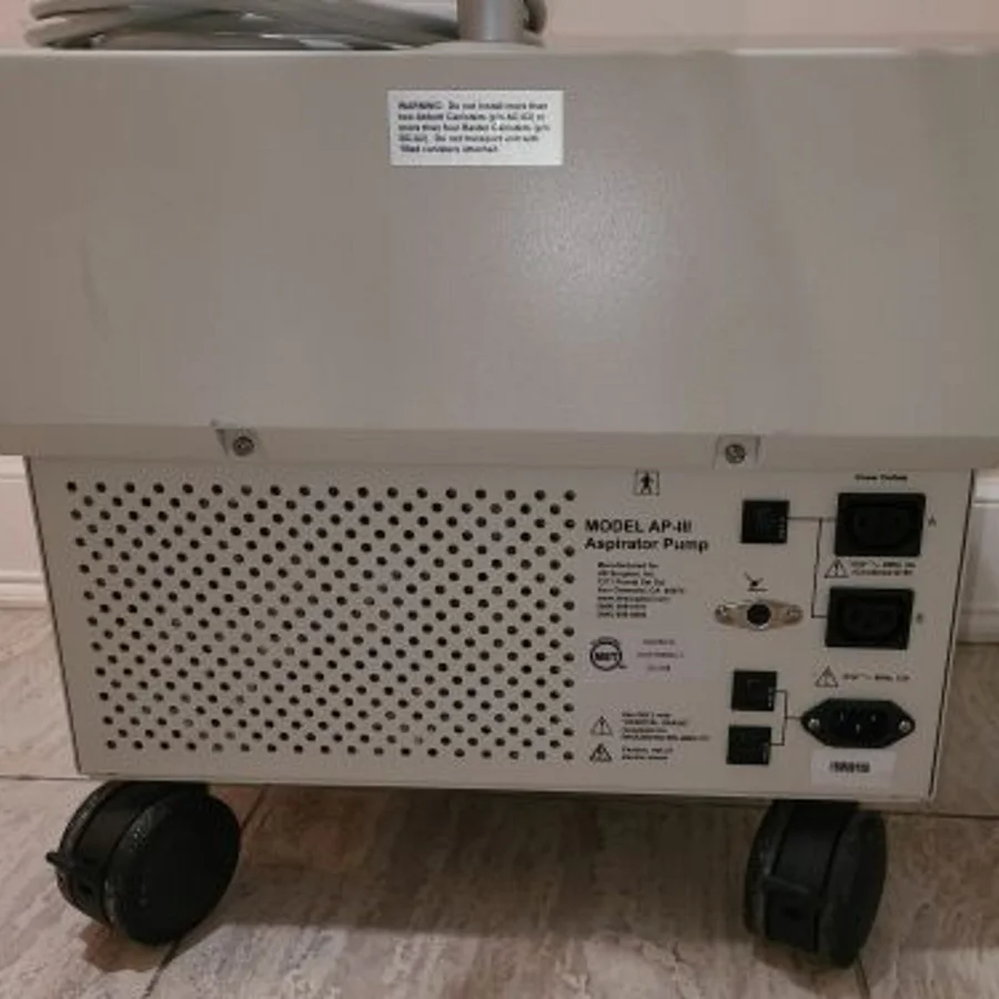 Pre-owned / Used 2003 HK SURGICAL HK Aspirator AP-III LIPOSUCTION ASPIRATORS for Sale - photo 2