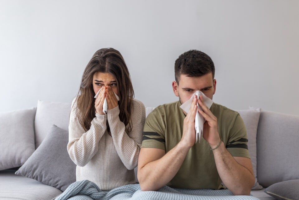 Couple Tissues Communicable Disease Allen County Department of Health