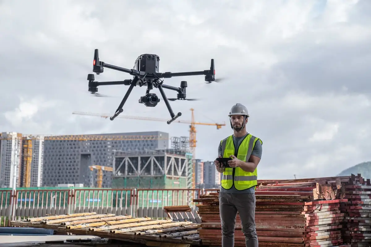 How developers use drones for construction site monitoring