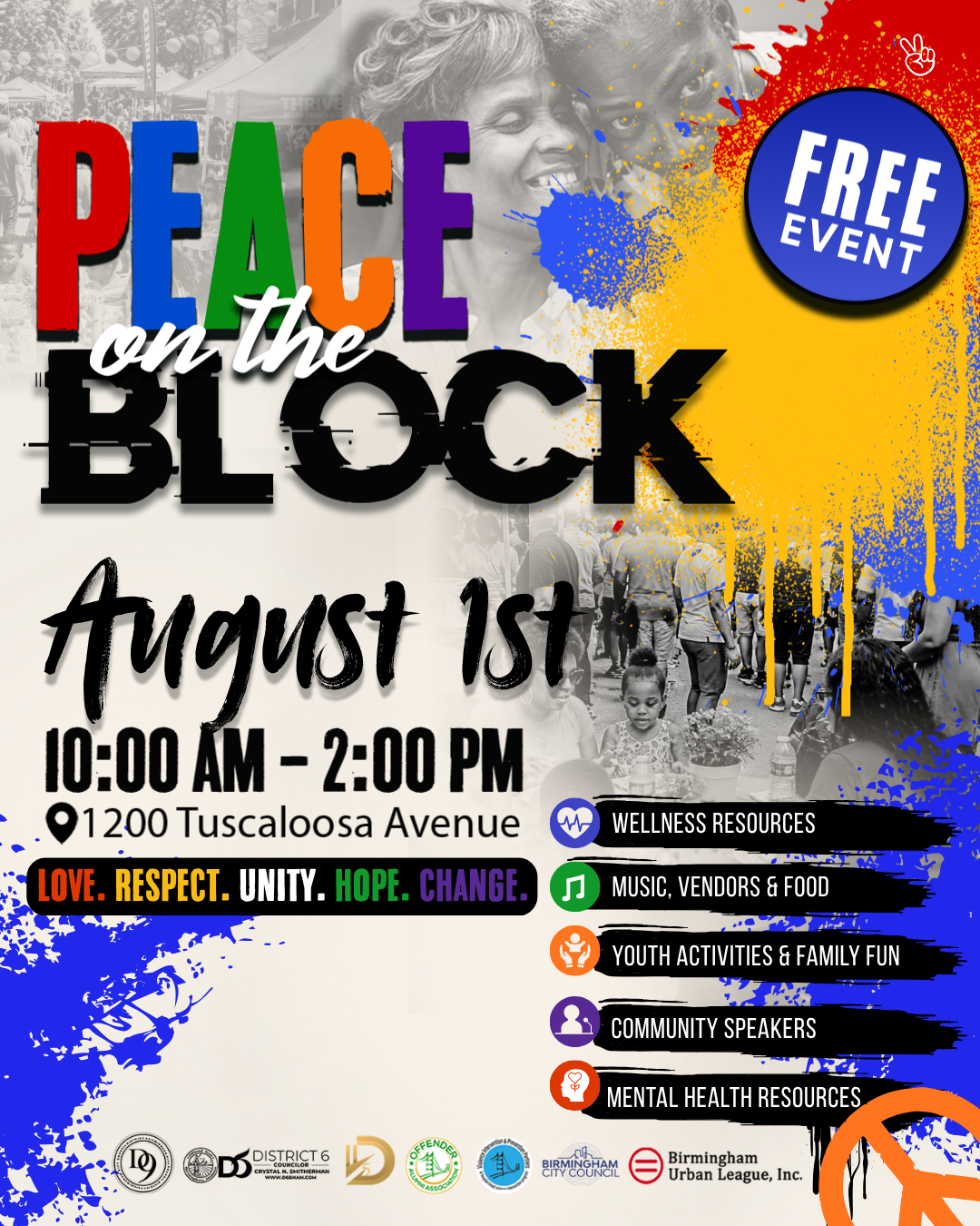 Wellness Resources, Music, Vendors, Community Speakers, and much more