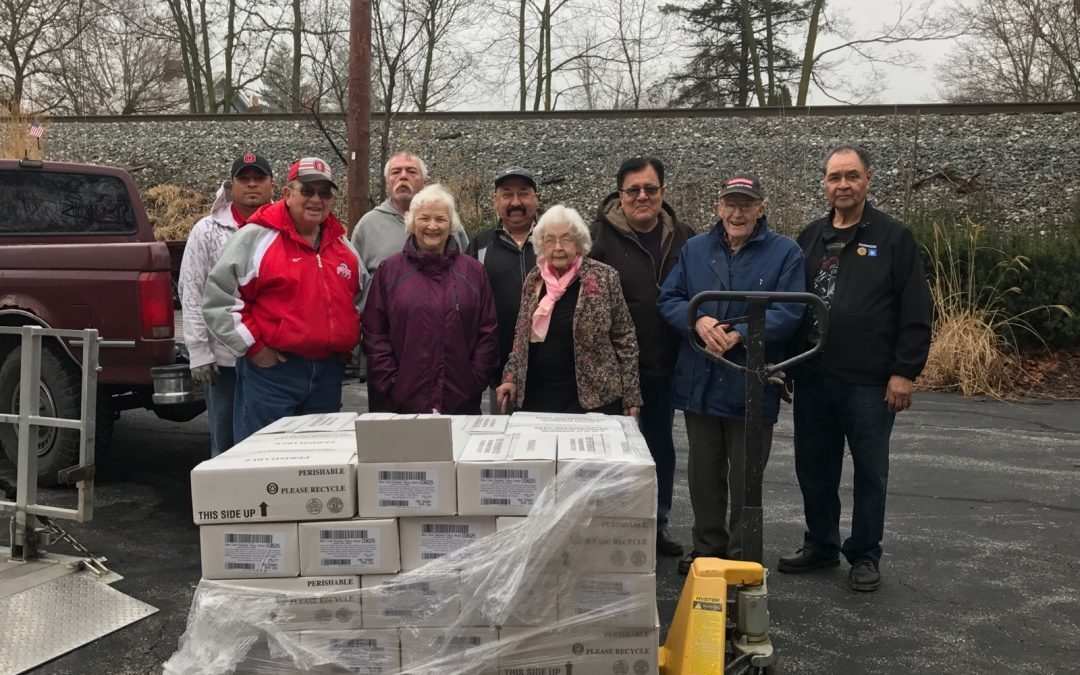Easter food bank donation