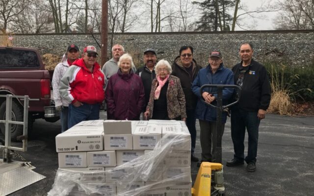 Easter food bank donation