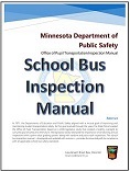 cover of manual with title School Bus Inspection Manual