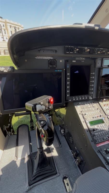 A look inside the cockpit of the State Patrol's new helicopter