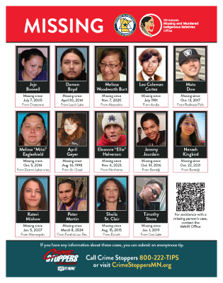 MMIR long-term missing flyer
