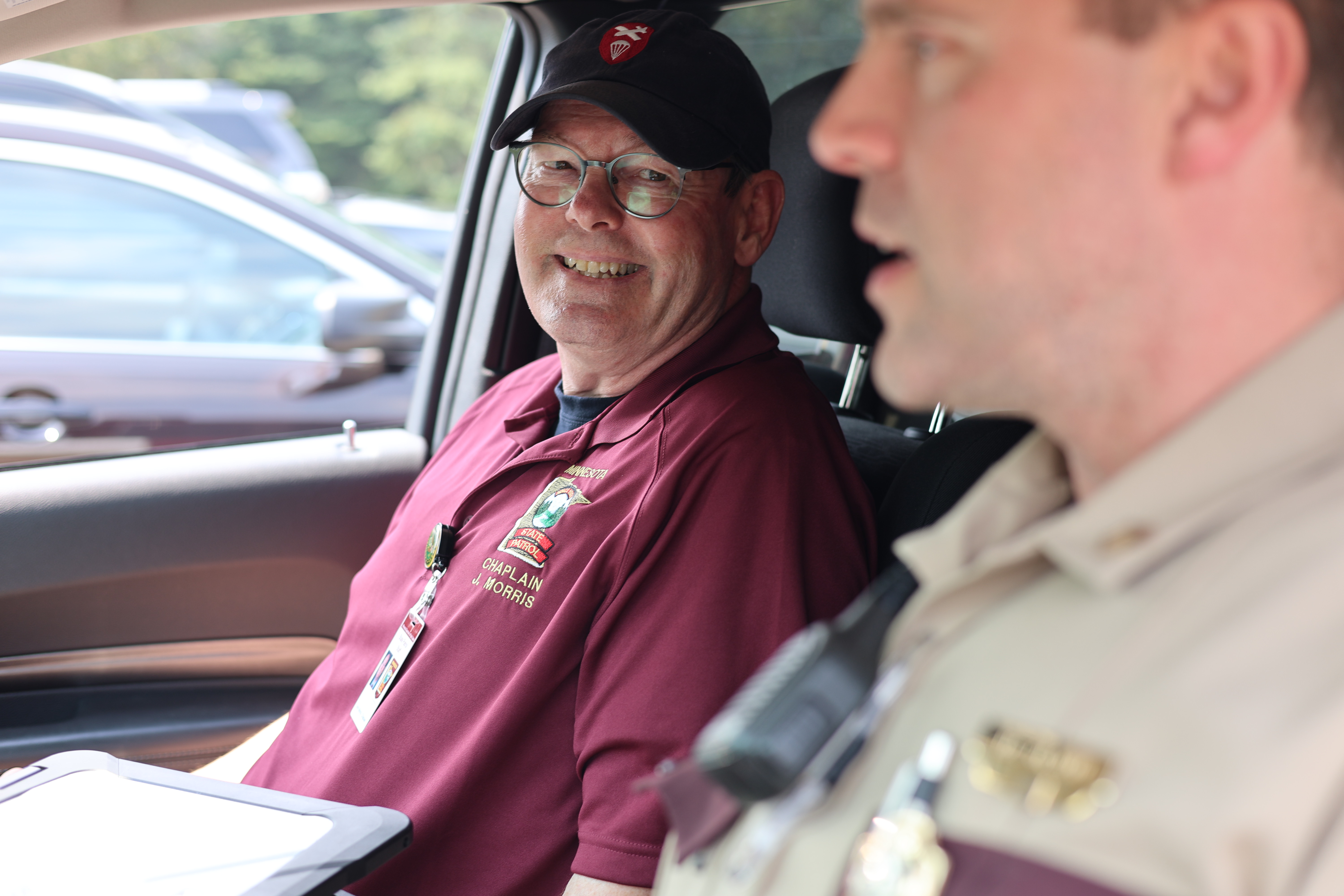 Photo of recently retired chaplain John Morris