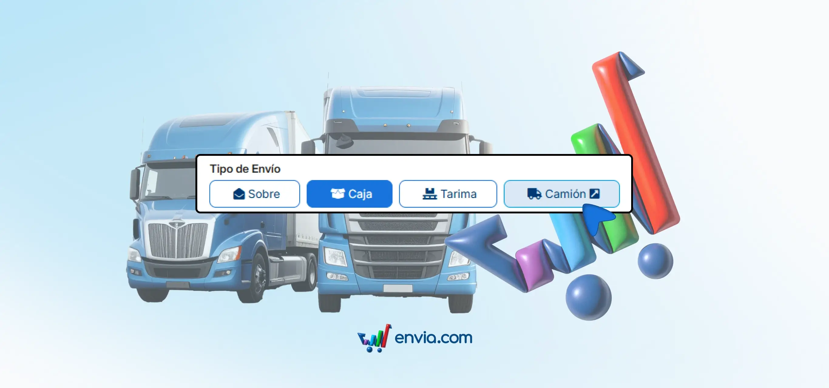Expéditions par camion désormais sur cargo.envia.com