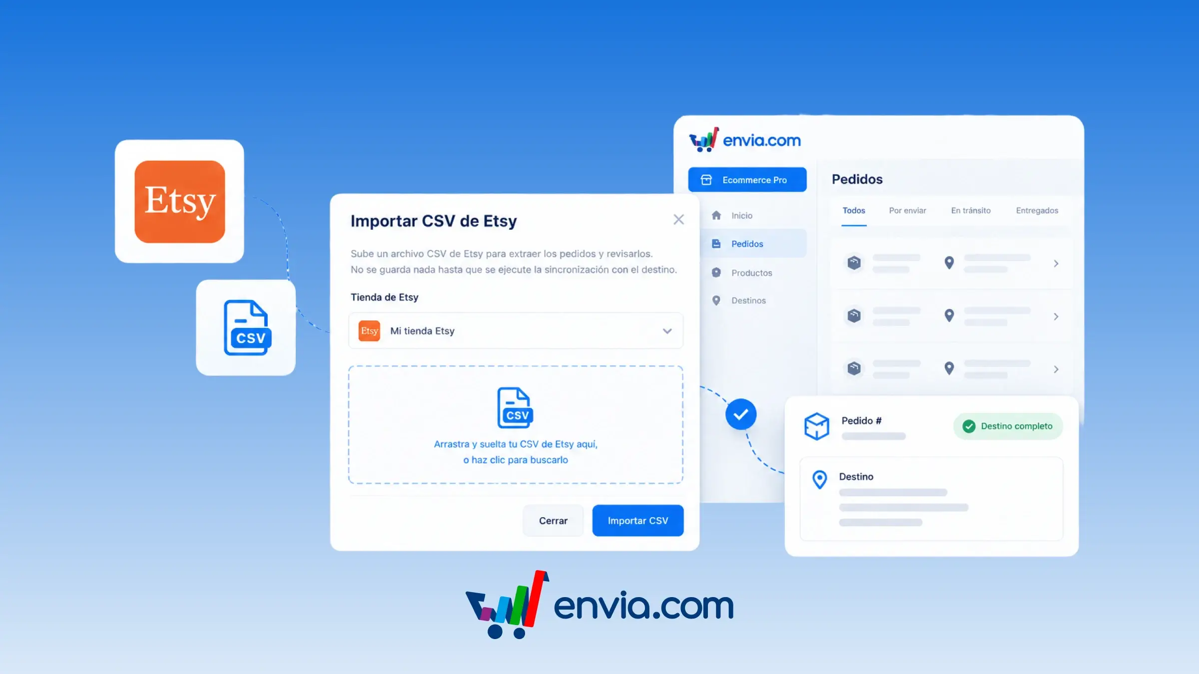 Etsy vuelve a estar disponible para conectar tu tienda y completar las direcciones de destino