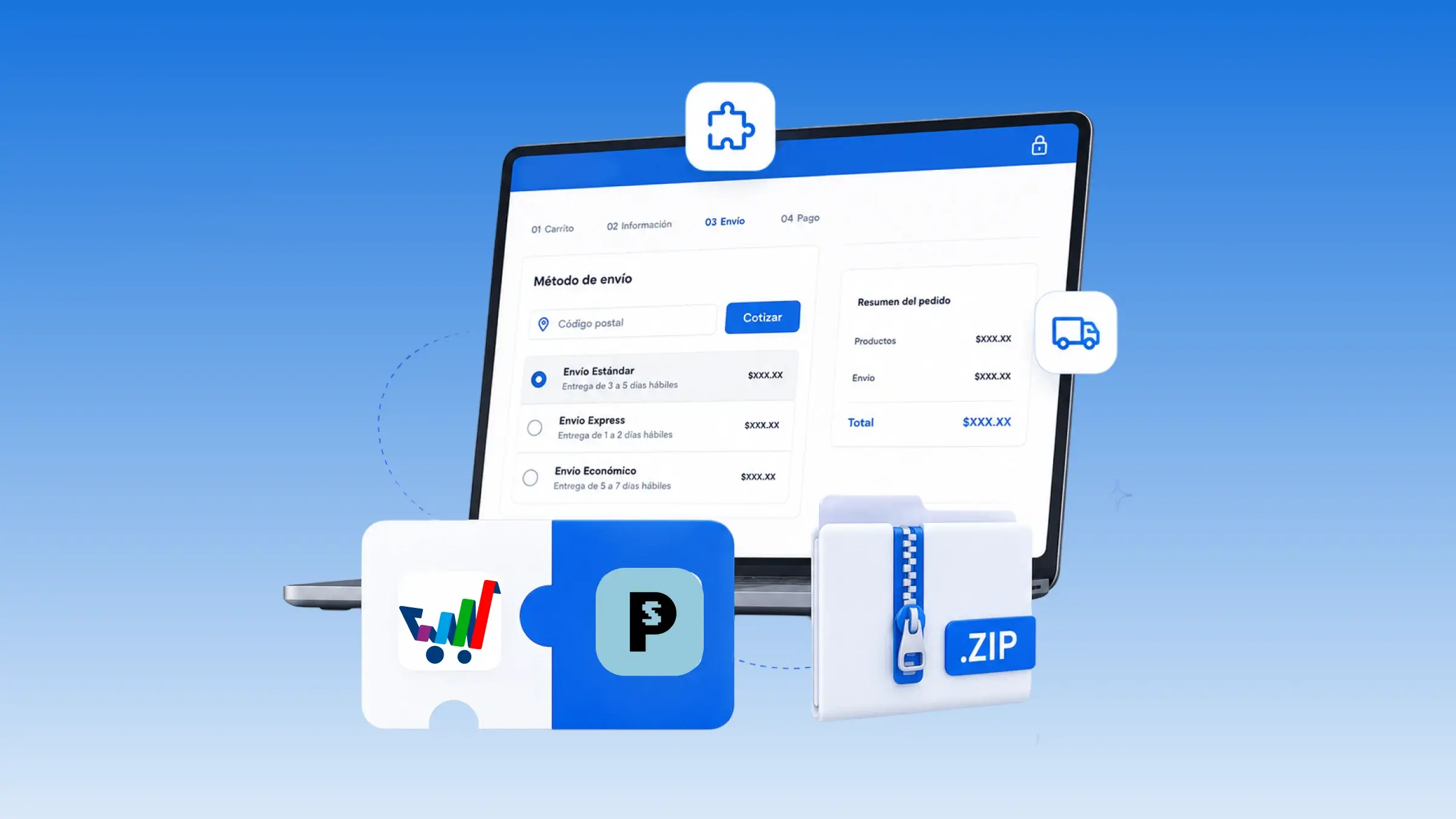 Instala el plugin de Envia en PrestaShop y muestra tarifas en el checkout