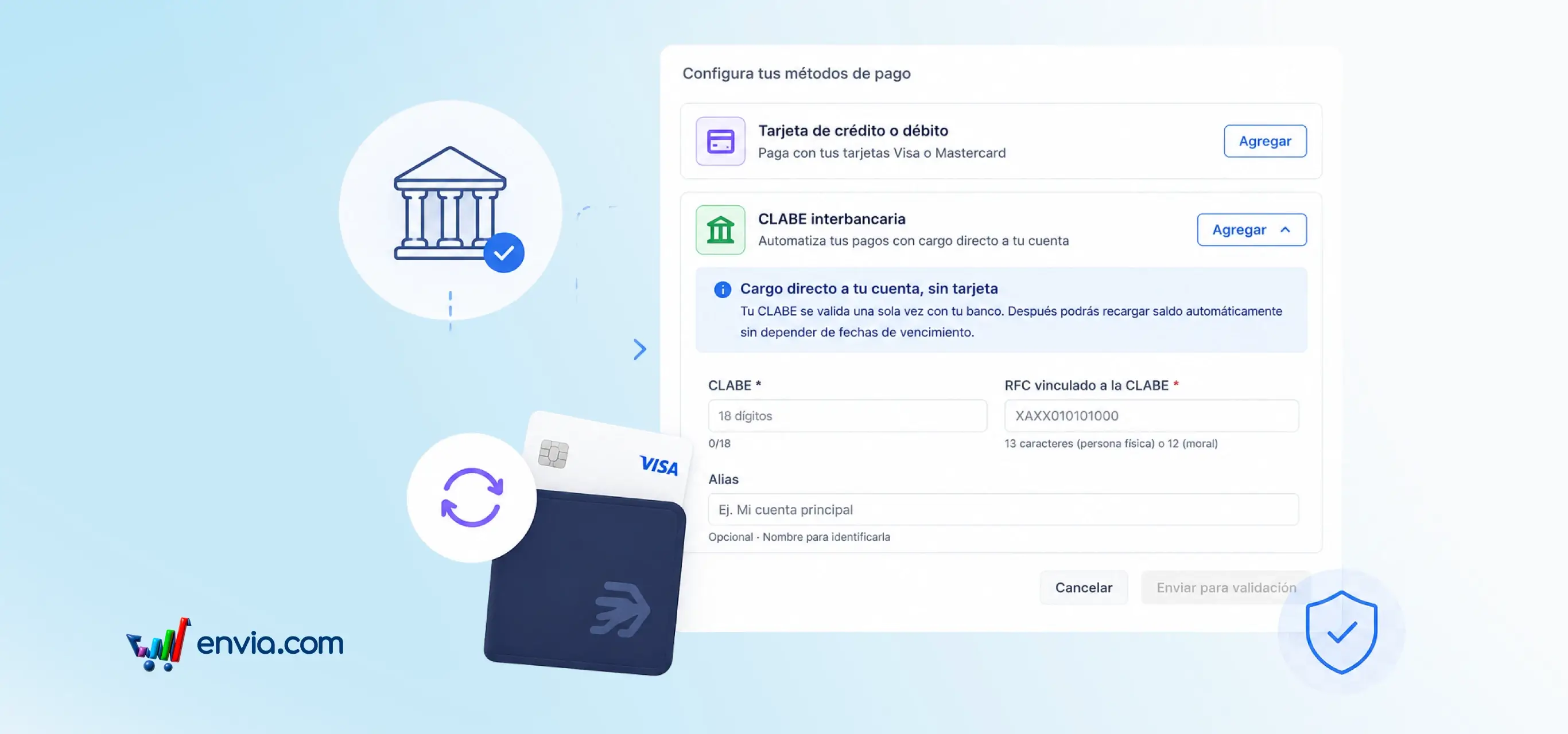 Link your CLABE to top up your balance automatically (Mexico only)