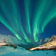 Northern Lights in Swedish Lapland, Sweden