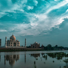 Taj Mahal by moonlight