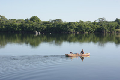 Kayaking on Lake Nicaragua
