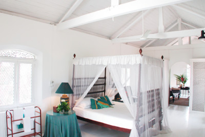 Interior view of bedroom at The Sun House