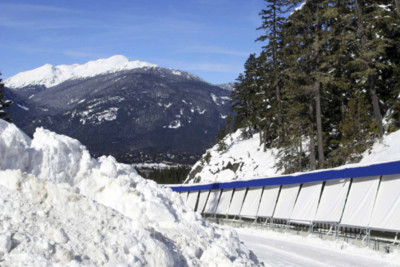 Cresta run track