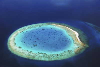 Desert Island from above