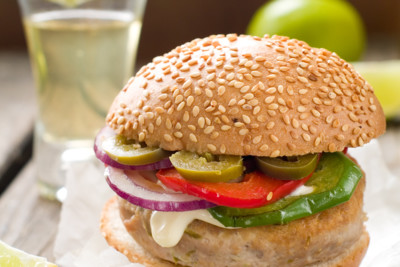 Chicken and Chorizo Burger, USA