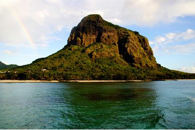 View of Mount Le Morne, Mauritius
