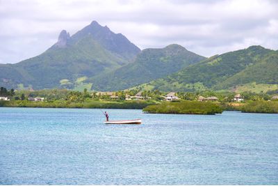 Local fisherman, Mauritius