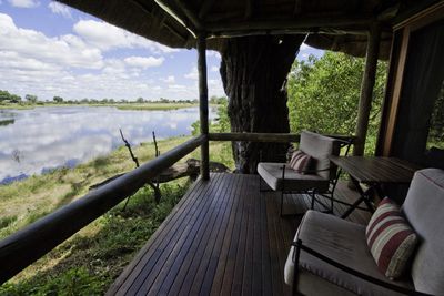 Savuti Camp, river view