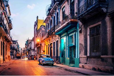 Colourful street in Havana, Cuba