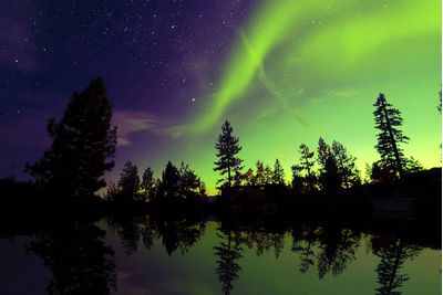 Northern Lights in Swedish Lapland, Sweden