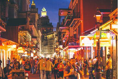 New Orleans evening street