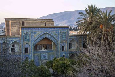 blue mosque in shiraz