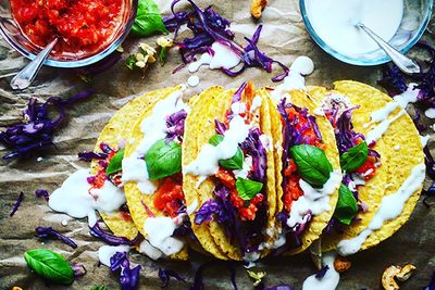 tacos in oaxaca, Mexico