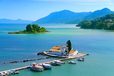 Corfu's coastline