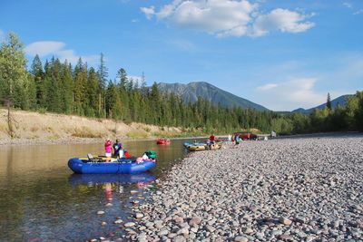 kayaking in Glacier National Park
