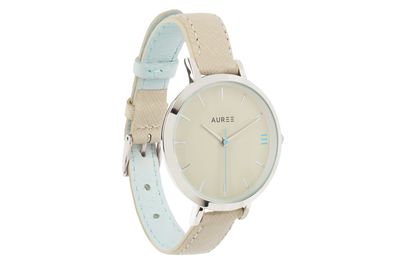 Almond powder blue watch