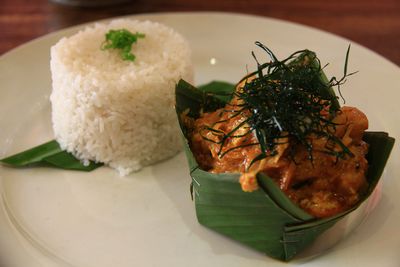 Fish amok curry