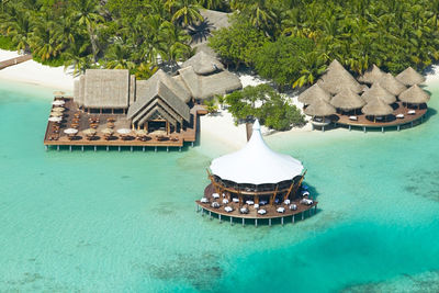 maldives baros aerial close