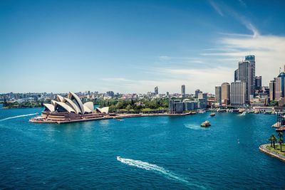 aerial sydney view opera house