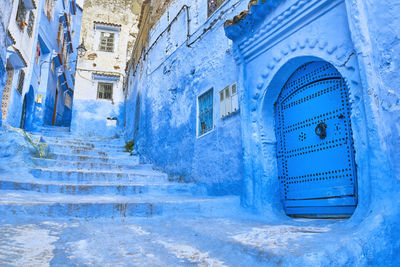 chefchaouen blue street