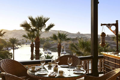 Terrace of Sofitel Legend Old Cataract Aswan