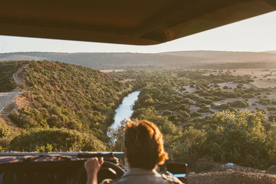 safari car view
